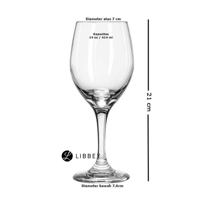 Gelas | Libbey 3011 Gelas Arbor Wine 414Ml