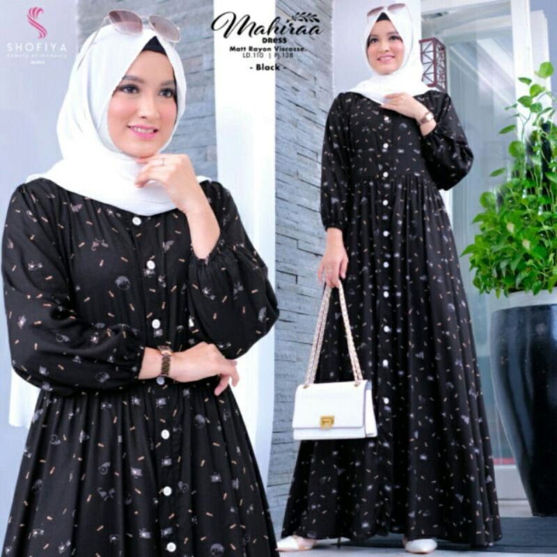 New&quot; ASNAMI Polka, Polos,KAMILA Midi Dress Original by Shofiya❤
