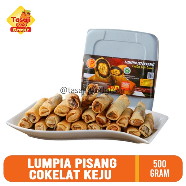 

Indopertama Lumpia Pisang Cokelat Keju Lumer IP