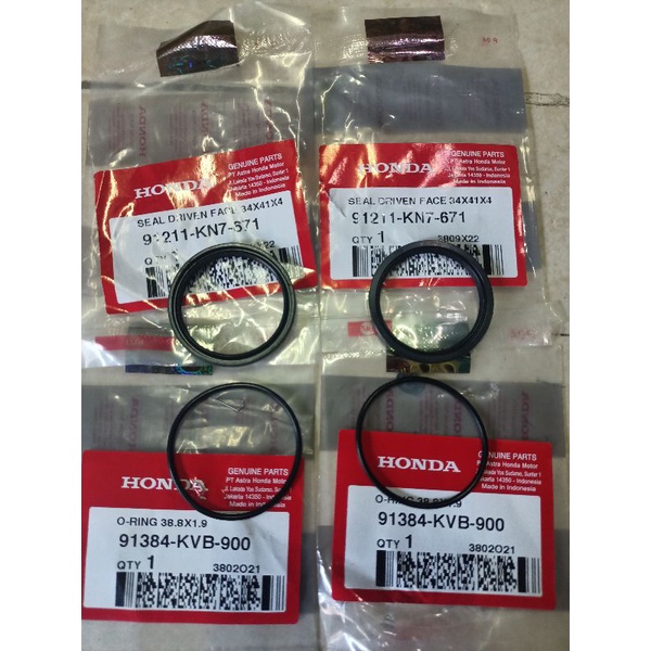 seal driven face 91211KN7671 91384KVB900. original ahm