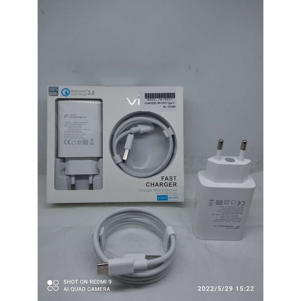 CHARGER ORI 99 VIVO 18W TYPE C