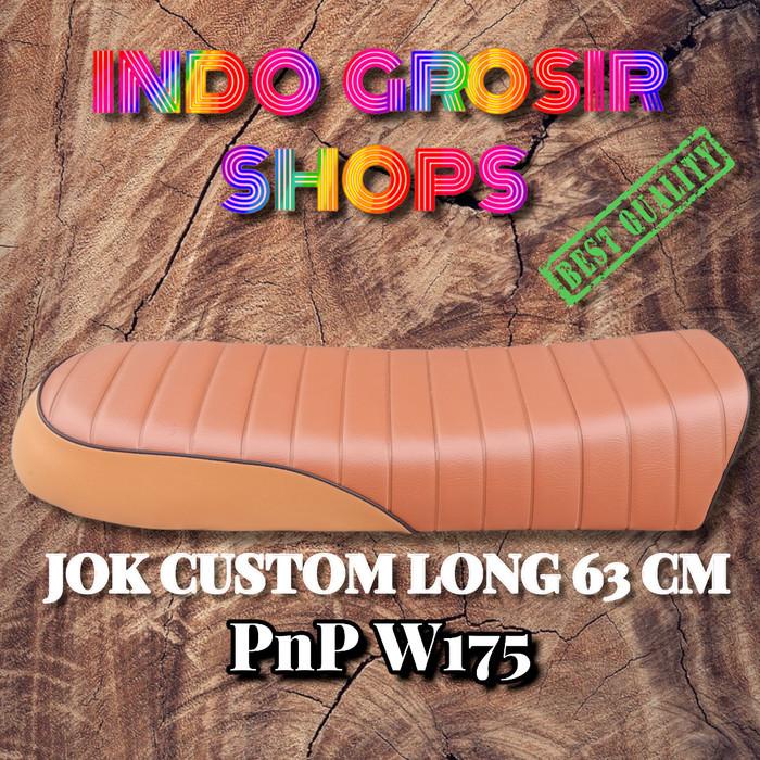 Jok W175 Custom Japstyle Scrambler Caferacer Kulit Press Anti Rembes