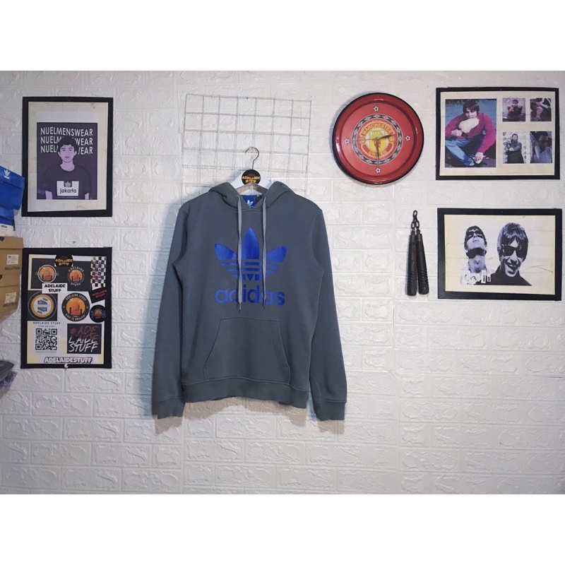 Hoodie Adidas Trefoil Grey