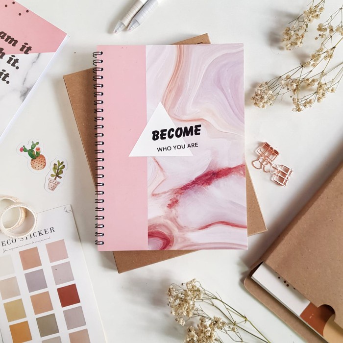 

Hemat Notebook A5 / Notebook + Cover Mika Trendi
