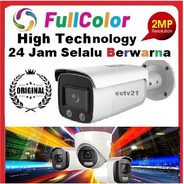 Camera Outdoor ColorVu High Tech 2MP 24Jam Selalu Berwarna Harga Promo