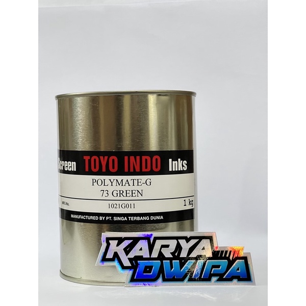 

Tinta Polymate-G 73 Green / Hijau TOYO INDO 1 kg