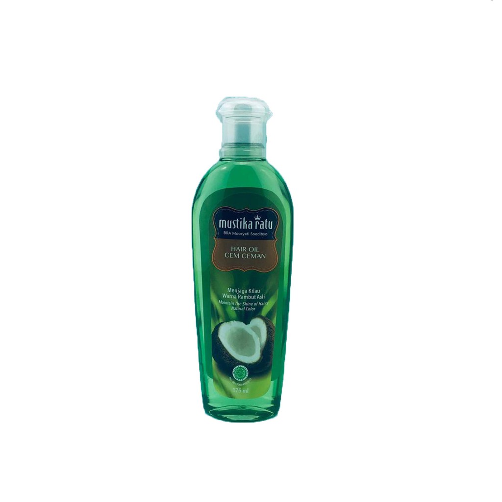 Mustika ratu / Hair Oil Cem Ceman / Minyak Rambut / 175ml