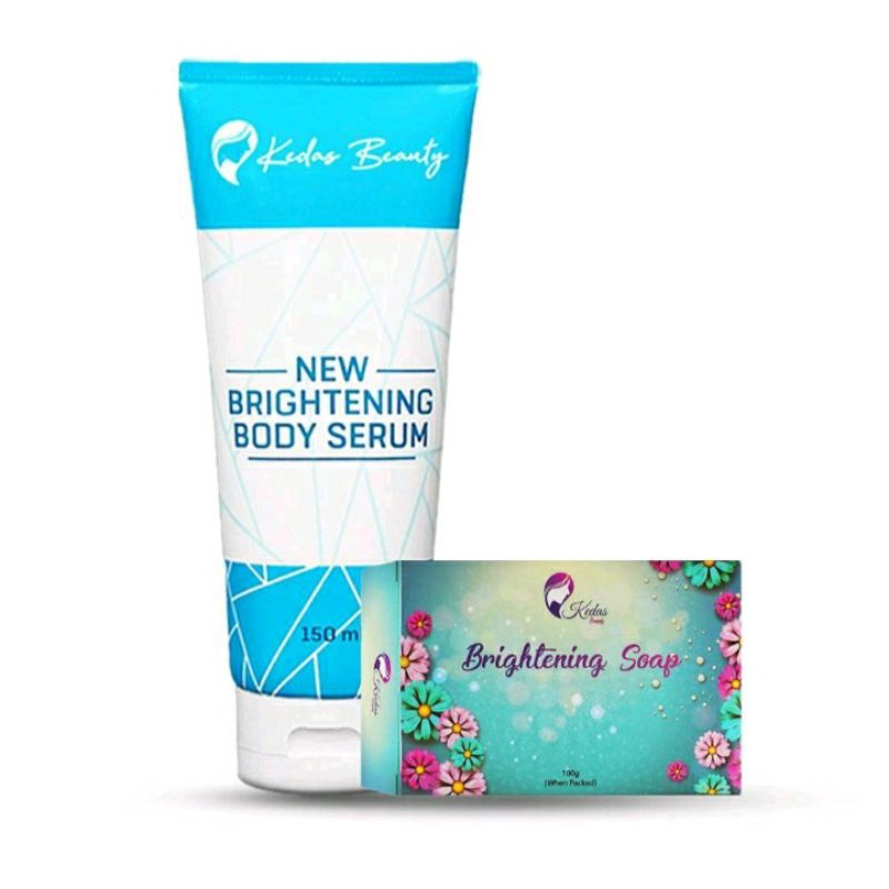 paket perawatan tubuh 2in1 body serum dan sabun kedas beauty di jamin asli 100% Original