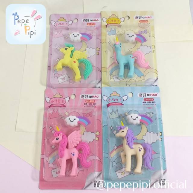 Penghapus 3D My little Pony Astronot Setip Kuda Poni Roket Hapusan