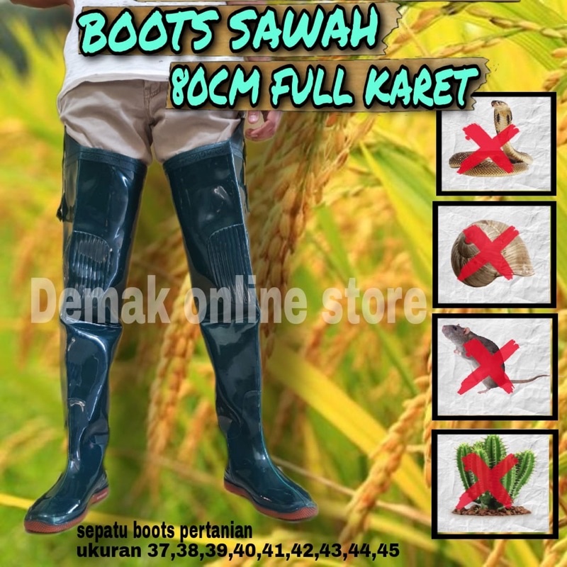 SEPATU SAWAH ANTI KEONG ANTI HEWAN BERBAHAYA