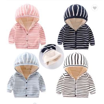 Jaket Bayi Jaket Anak Hoodie garis garis/ Jaket anak LYME JK2