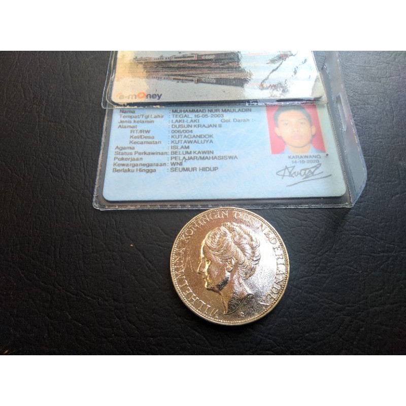 2 1/2 gulden 1933 Deep Hair Lelang JBUK3