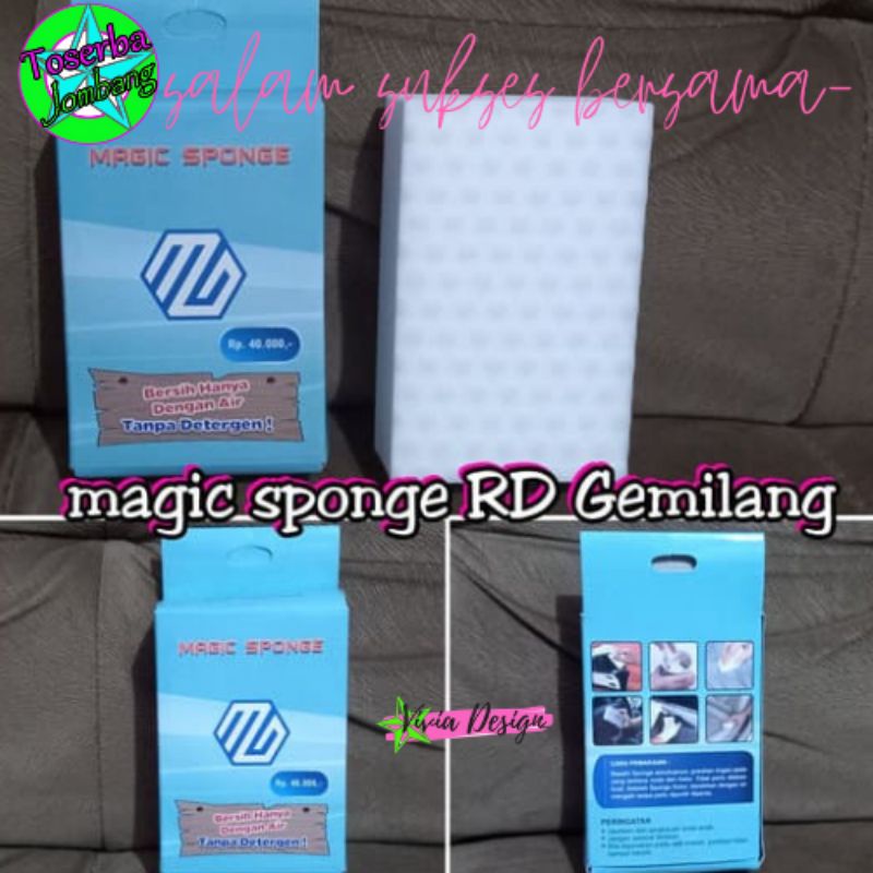 Magic Sponge / Spons Ajaib RD Gemilang