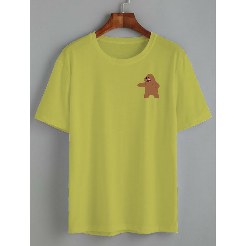 kaos BROWN BEAR ANGRY / kaos wanita/ KATUN 24S