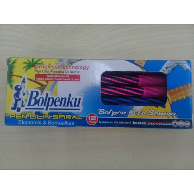 

Pulpen/ballpoin/pen Ulir Bolpenku Pen Murah