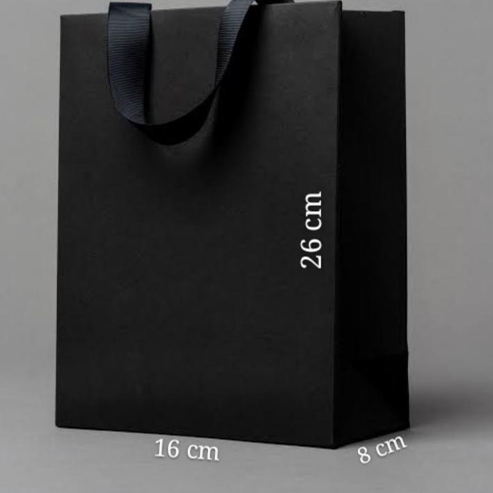 

⭐ LIMITED EDITION PAPERBAG SUPER BLACK 16 X 8 X 26 #DISKON