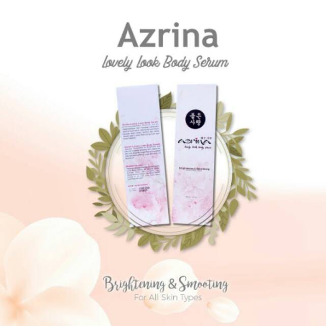 Azrina Body Serum Lotion Pemutih Pencerah Whitening