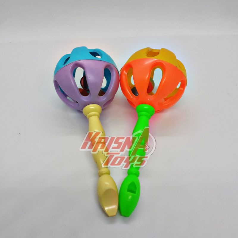 MAINAN KRINCINGAN BAYI/BABY TOYS RATTLE/KRINCINGAN BUNYI isi 2pcs