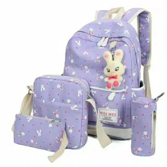 BACKPACK PLAYBOY/TAS RANSEL CEWEK ANAK SEKOLAH