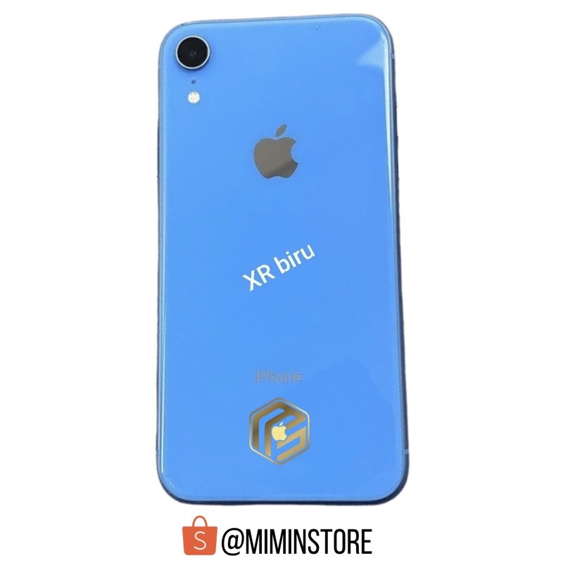 Iphone Xr 256gb 128gb 64gb Fullset Second Mulus 100 Original Shopee Indonesia