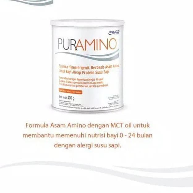 oau-812  PURAMINO Susu Formula Alergi Susu Sapi 400 gr