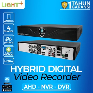 DVR 4CH FULL HD XMEYE Hybrid 5 In 1 Support Cam AHD TVI IP CVI ANALOG