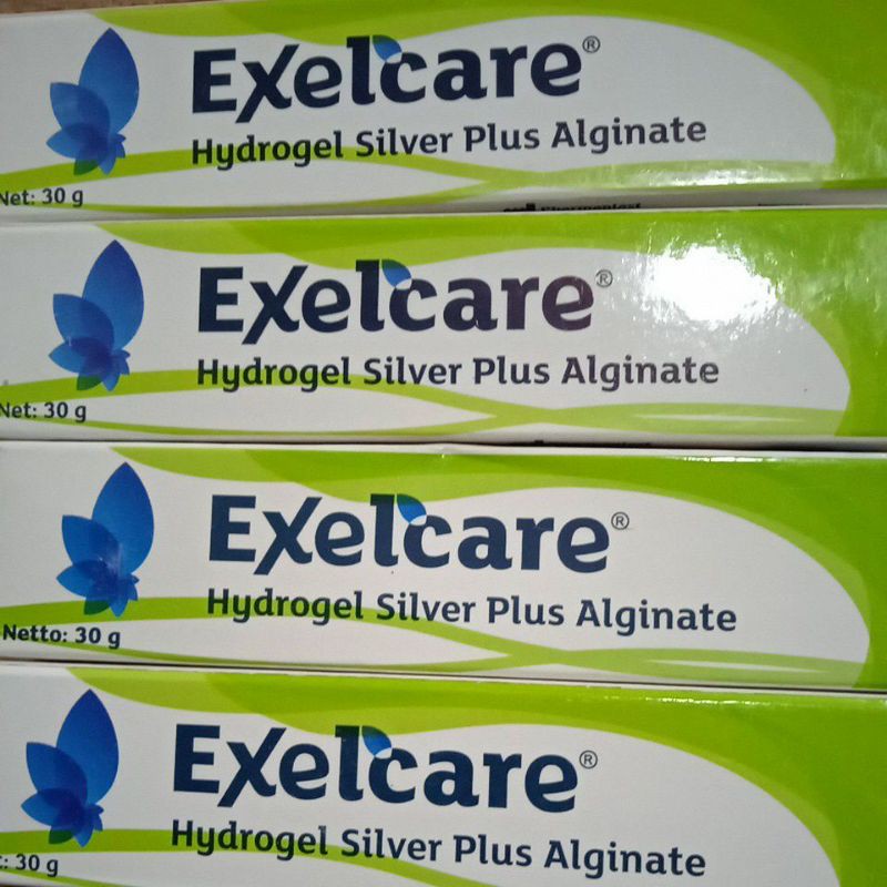 exelcare 30 gr hydrogel silver plus alginate