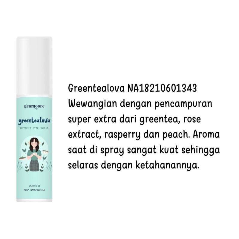 Parfum Geamoore Roll On 6 ml &amp; 5mL BPOM tahan lama