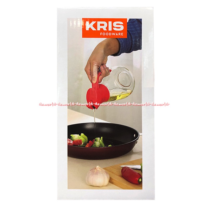 Kris Cooking Oil Dispenser 550ml Botol Minyak Tempat Teko Cerek Botol Minyak Oil Kettle Kaca Tangkai Pegangan Krischef