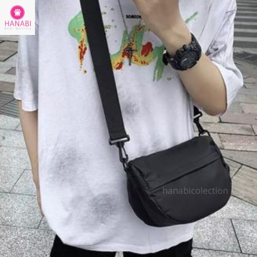 HANABI - Tas selempang unisex BOXY tas ootd / tas casual