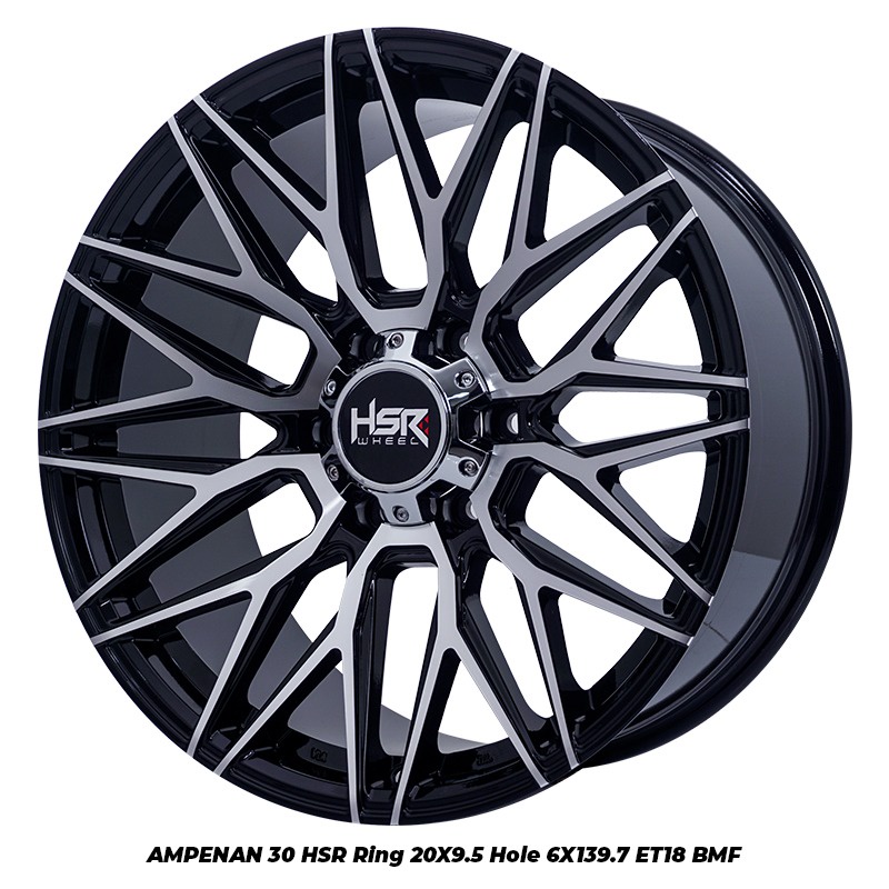 VELG MOBIL RACING HSR RING 20 PAS BUAT FORTUNER PAJERO TERRANO EVERES