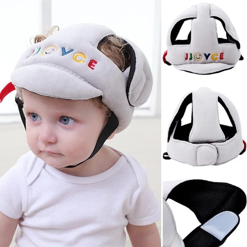 Topi Helm bayi pelindung kepala bayi belajar jalan bisa diatur tebal empuk Original