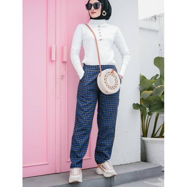 TALISA PANT CELANA JOGGER TARTAN UNISEX FASHION TREND TALISA PANT CELANA JOGGER TARTAN UNISEX FASHION TREND