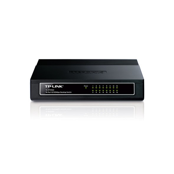 TP-Link TL-SF1016D 16-Port 10 100Mbps Desktop Switch