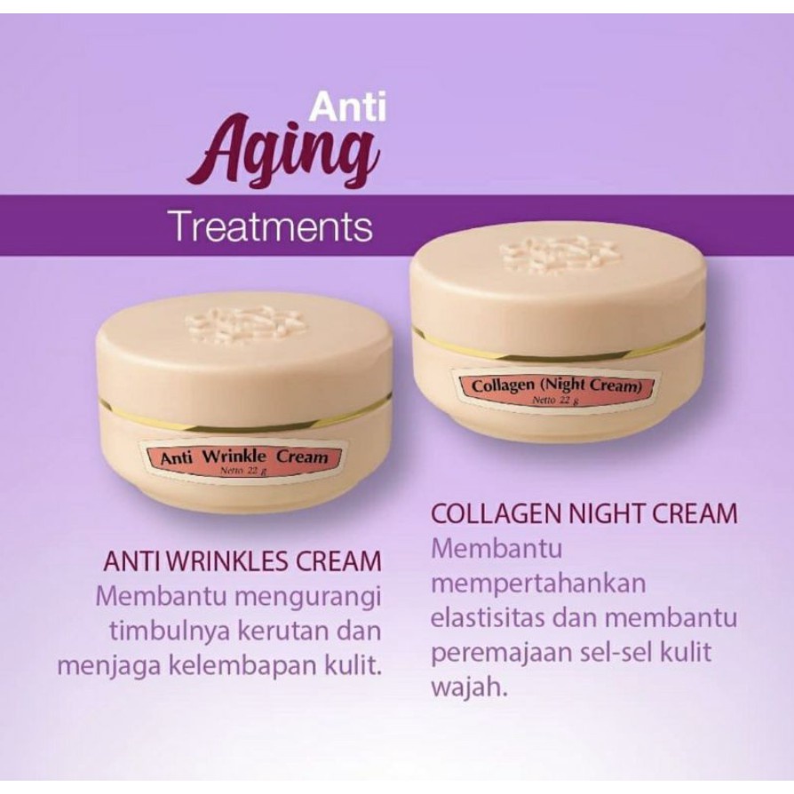 ✿ELYSABETHME✿ (🆅🅸🆅🅰) Viva anti wrinkle aging cream cegah penuaan dini dan garis kerutan pelembab cream day night