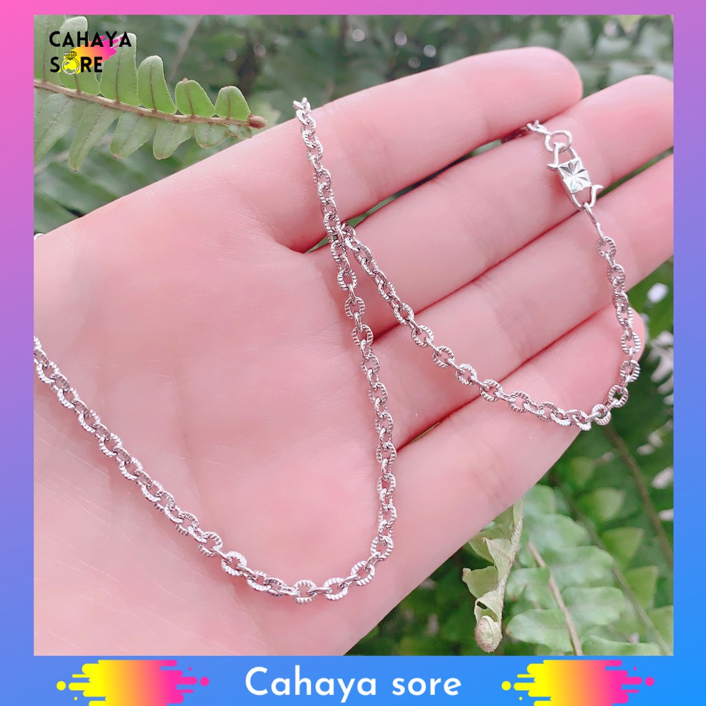 Kalung Xuping Silver Kalung Dewasa Model Nori / Nuri KD12