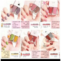 Kutek  2IN1 KUTEK NON PEEL OFF KUTEKS 2 TONE KOREA KUTEK NAIL POLISH