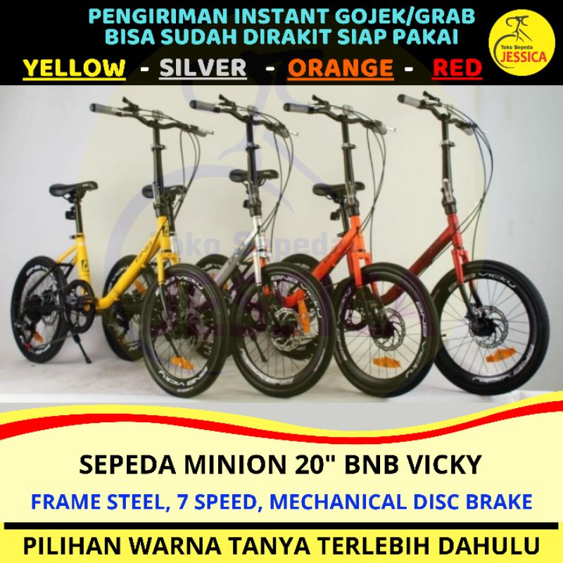 Sepeda 20" Minion BNB Vicky / Sepeda 20" Minion Exotic ET 9788 DX by Pacific