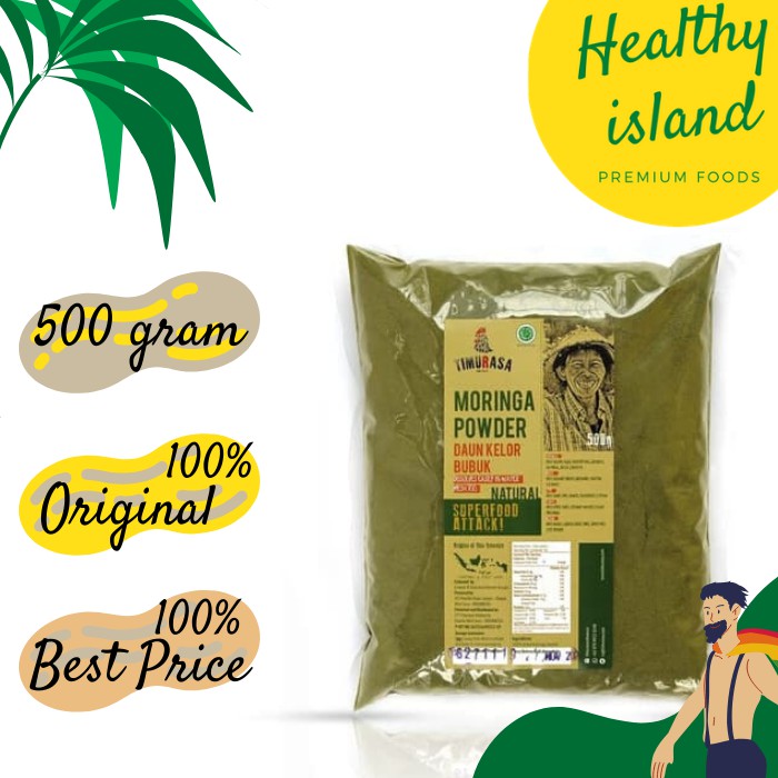 

Bubuk Daun Kelor Timurasa / Moringa Powder - 500 gram