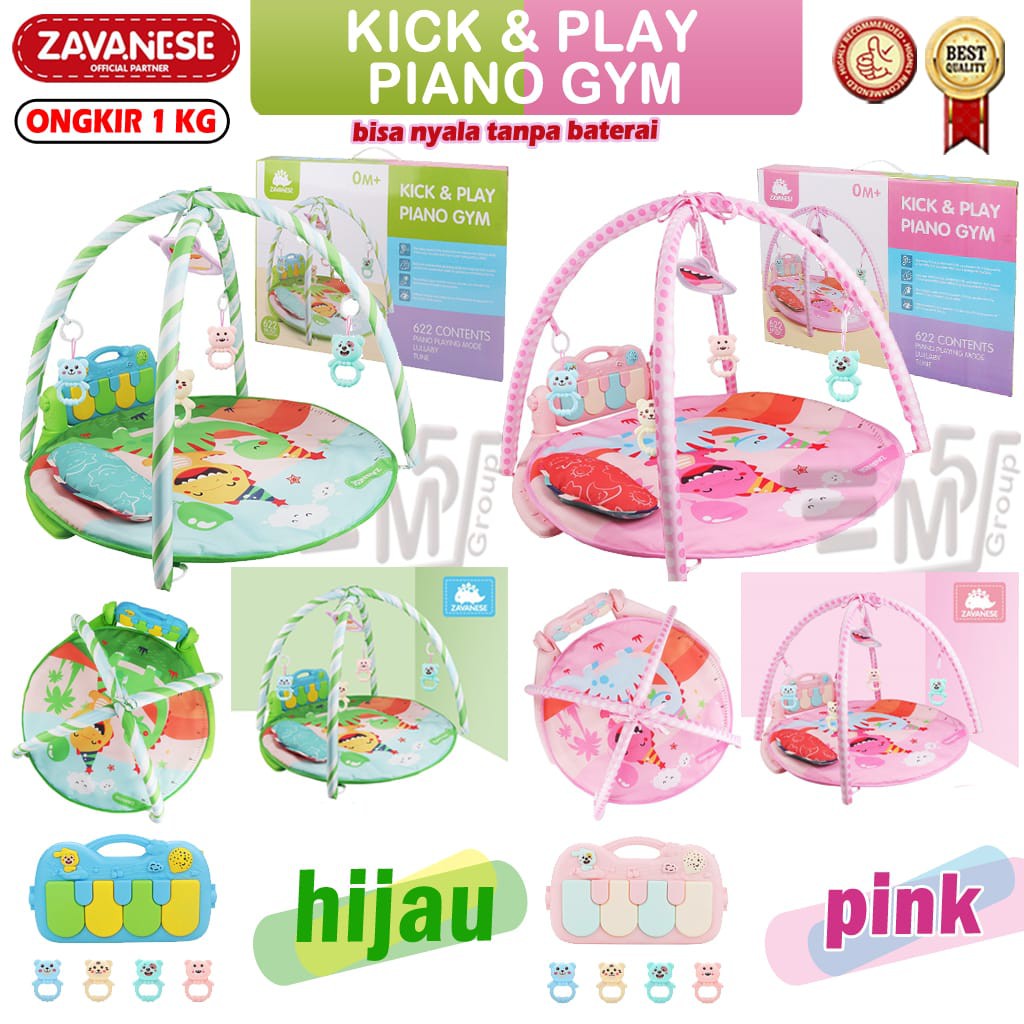 [PEEKABOO] Baby Gym Circle Piano PlayGym Musical Bulat Zavanese