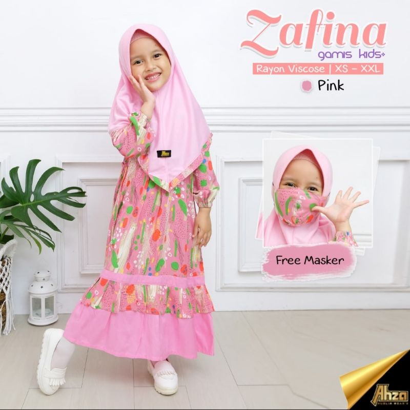 Gamis kids ZAFINA  Size : 1-10th