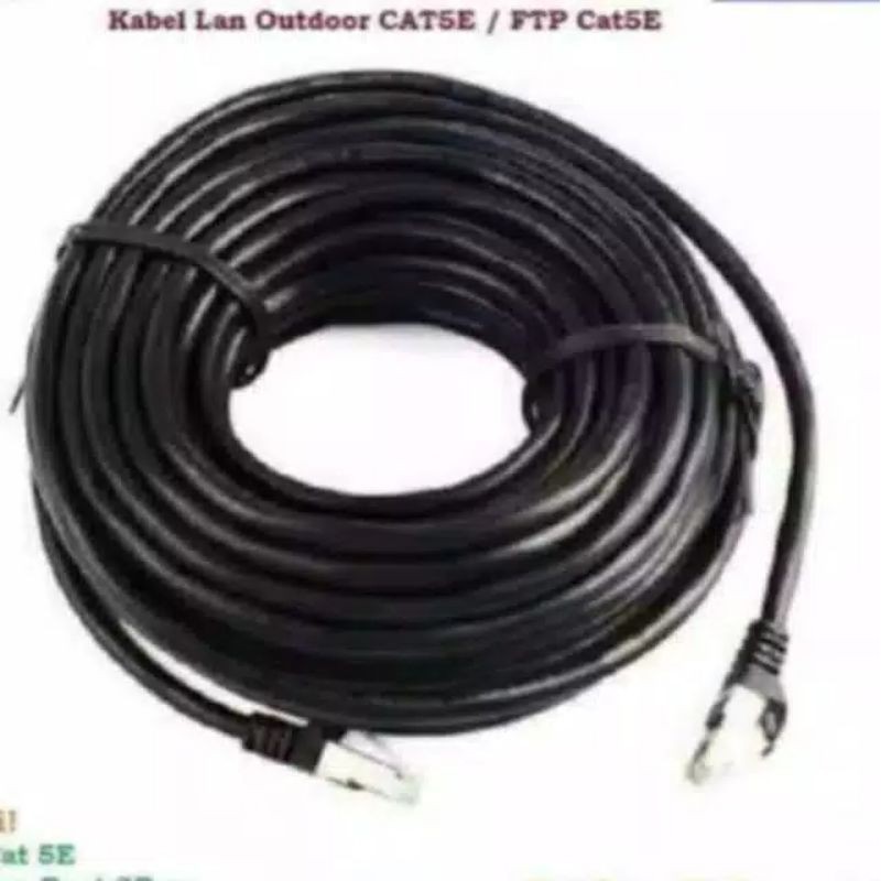 Kabel LAN  Cat5e  STP FTP Outdoor meteran ($iap pakai)