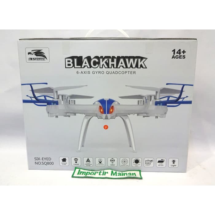 Pesawat Rc - Drone Quapcopter - Drone Blackhawk Rc Drone Blackhawk Sq800 Non Kamera|Rc Quadcopter