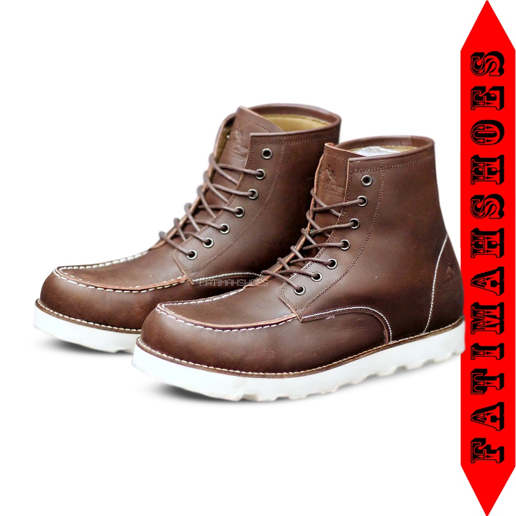 Sepatu Pria Boots Bahan Kulit Asli Sepatu Pointer Original Sepatu Boot pria Sepatu Murah