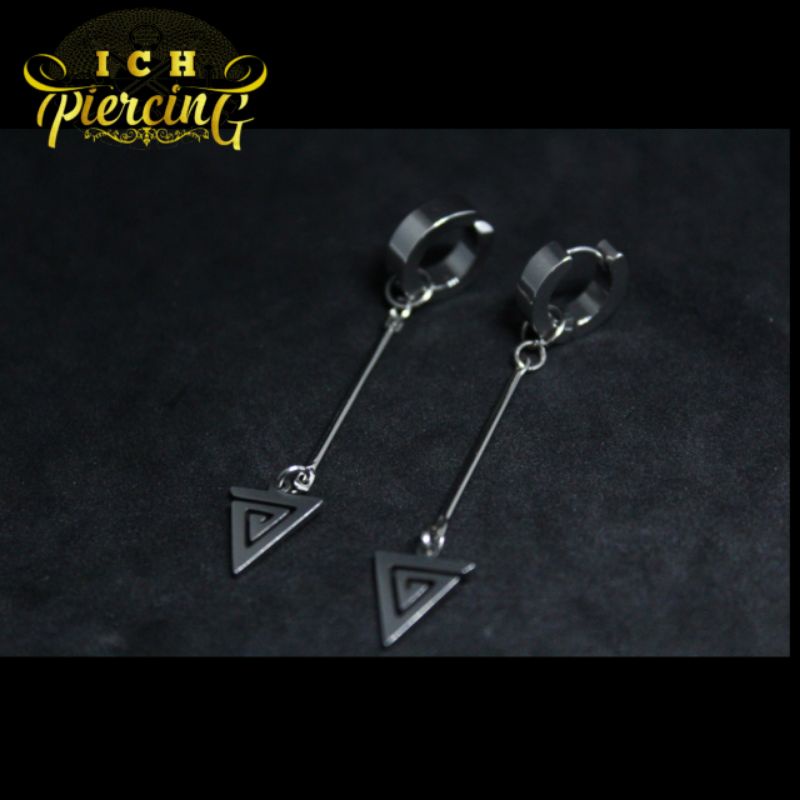 Anting fashion pria Korea / Anting BTS / Anting KPop / Anting Tindik dan jepit