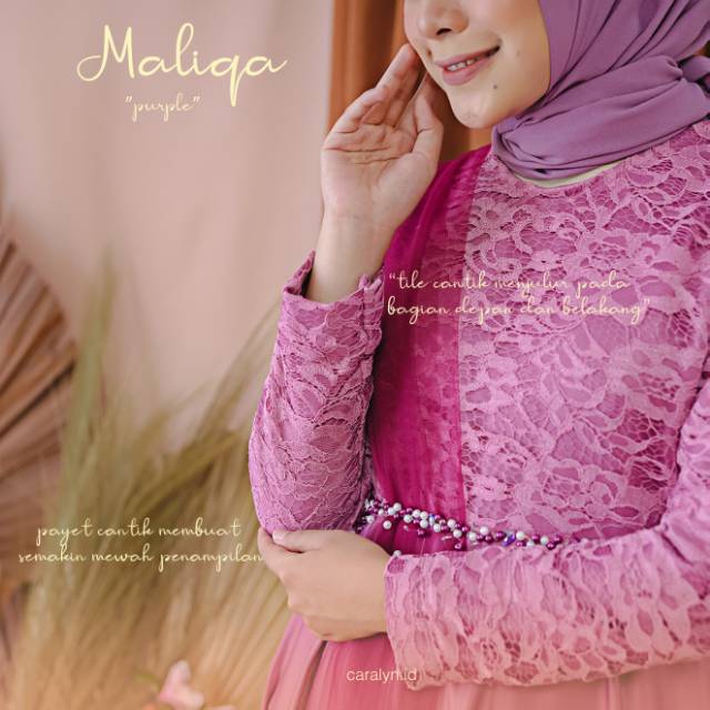 DRESS BRUKAT MURAH DRESS PESTA DRESS GAMIS KONDANGAN MALIQA