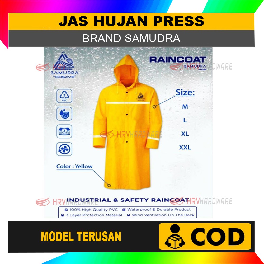 JAS HUJAN DEWASA TEBAL PRESS SAMUDRA GOSAVE