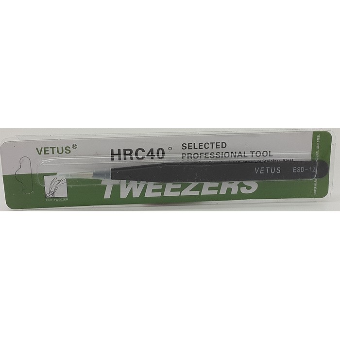 Pinset Vetus HRC40 ESD-12 ( ujung nya 1 mm )