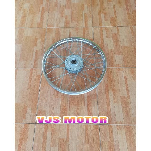 jual Pelek VELG depan set jari" tromol Honda REVO lama Old ORI ASLI HONDA