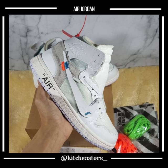 Jordan 1 OffWhite Full White
